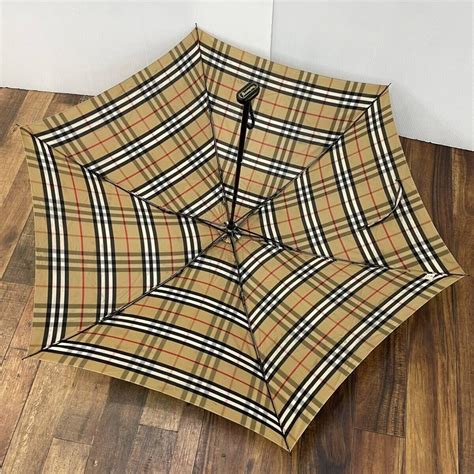 vintage burberry parasol|Vintage Checked Burberry Umbrella Parasol .